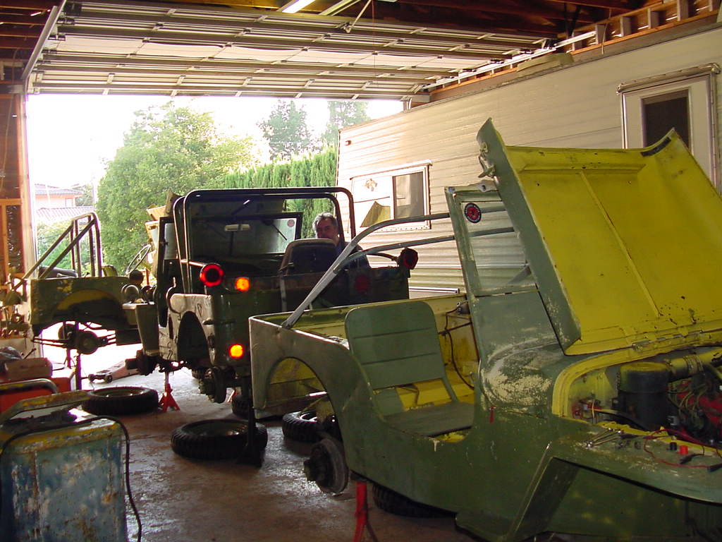 Jeep in motorhome