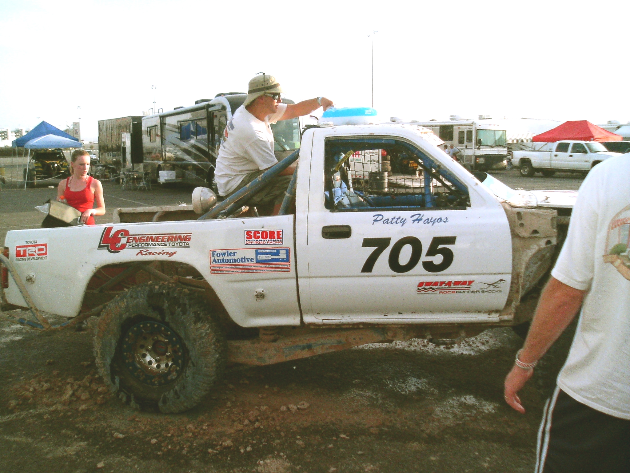 Hayos truck final prep.