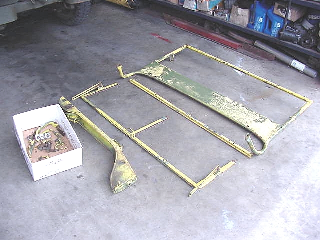 windshield frame parts adjusted